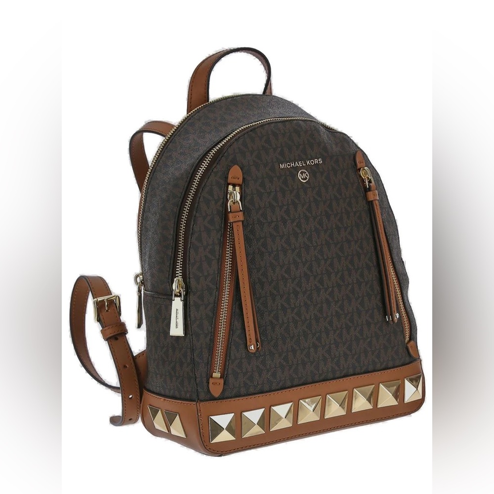 Michael Kors women’s Brooklyn Stud Detailed Backpack